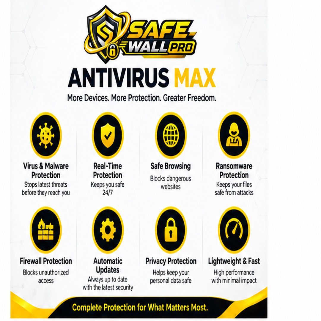 Safe Wall Pro Antivirus Max (5 Devices / 2 Years) - Image 2