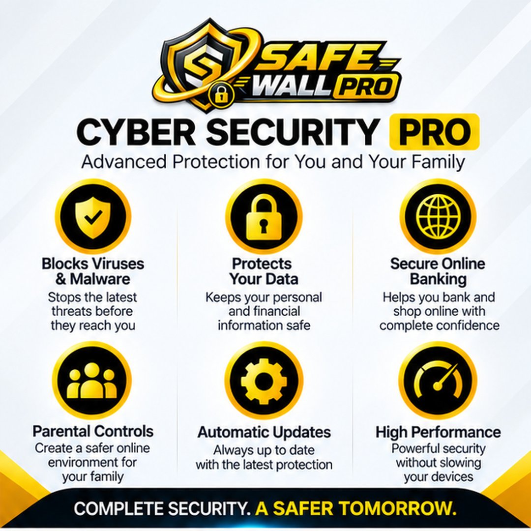 Safe Wall Pro Cyber Security Pro (5 Devices / 1 Years) - Image 2
