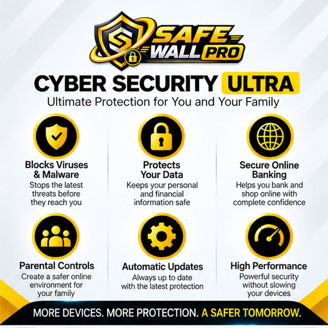 Safe Wall Pro Cyber Security Ultra (20 Devices / 2 Years) - Image 2